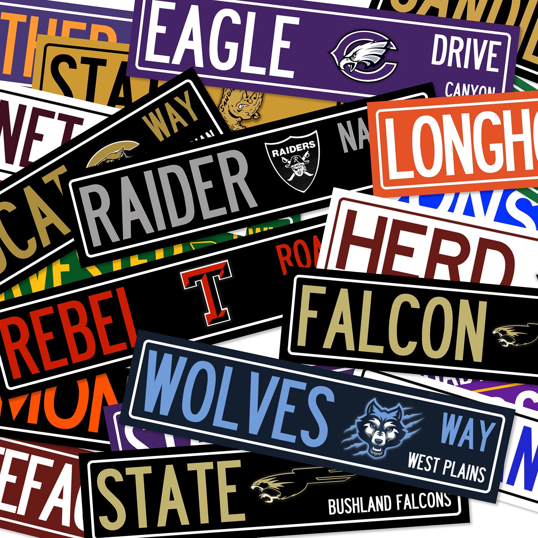 Metal Street Sign Collection