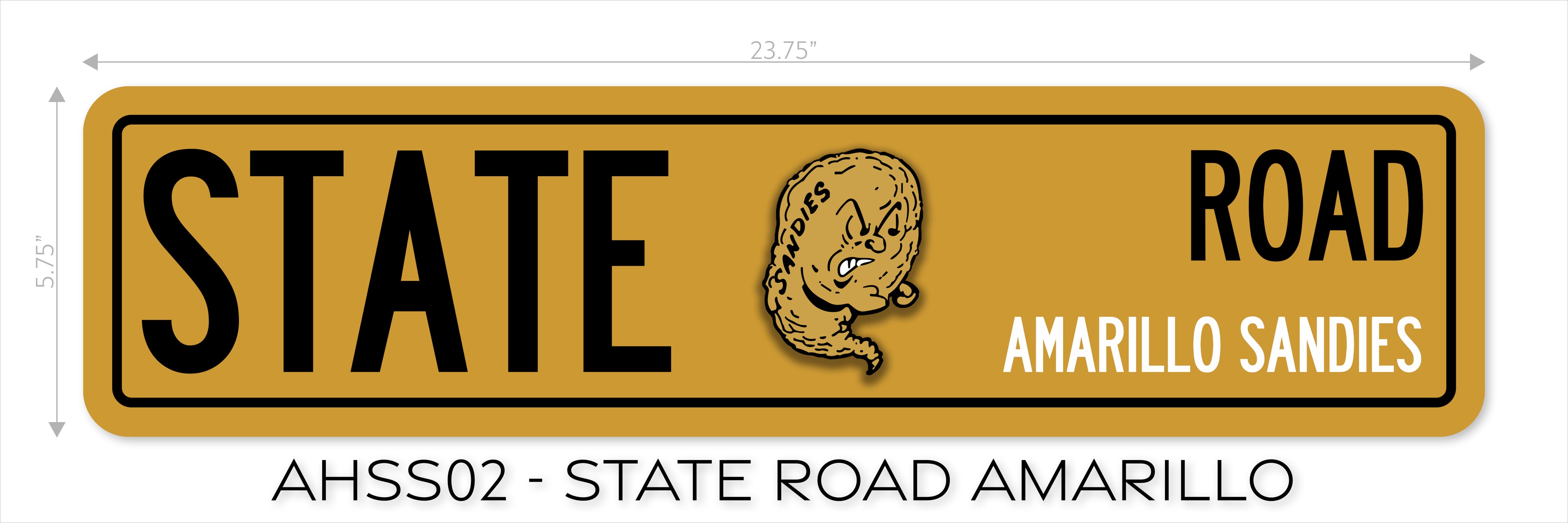 Metal Street Sign - School Spirit