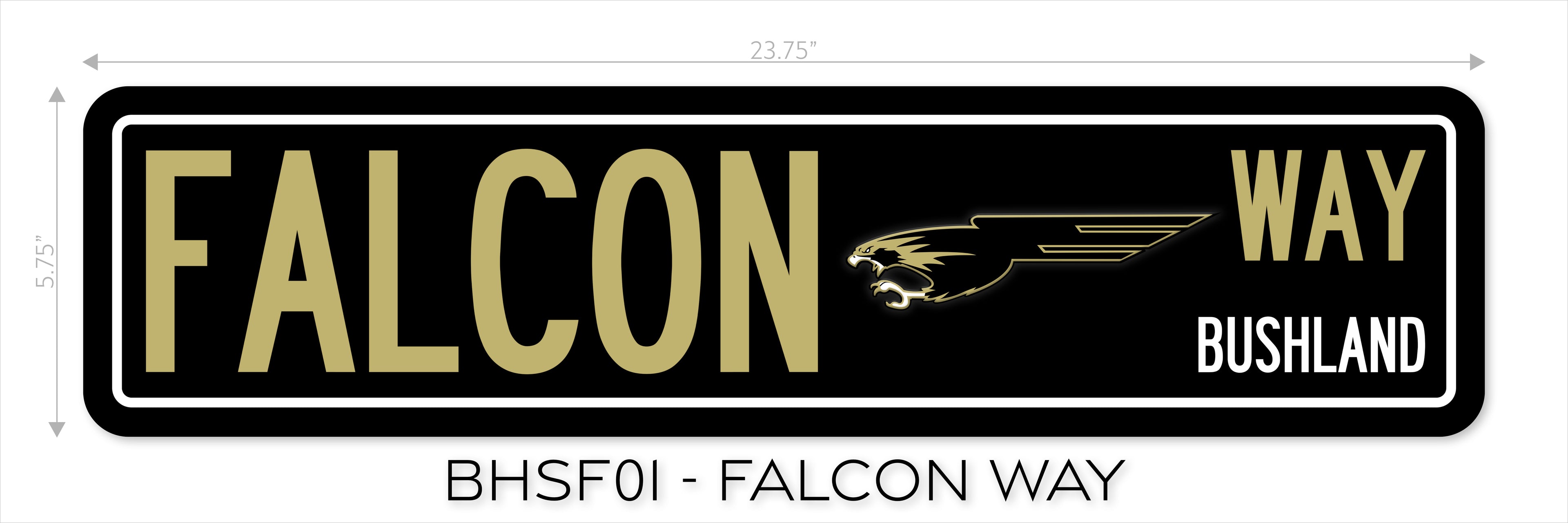 Metal Street Sign - School Spirit