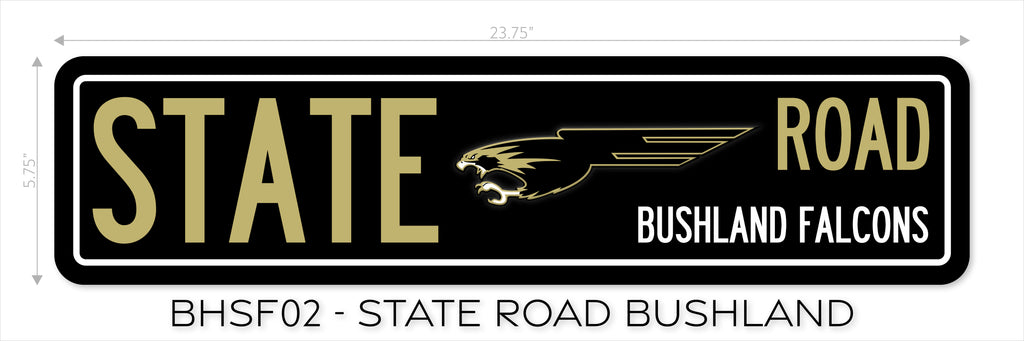 Metal Street Sign - School Spirit