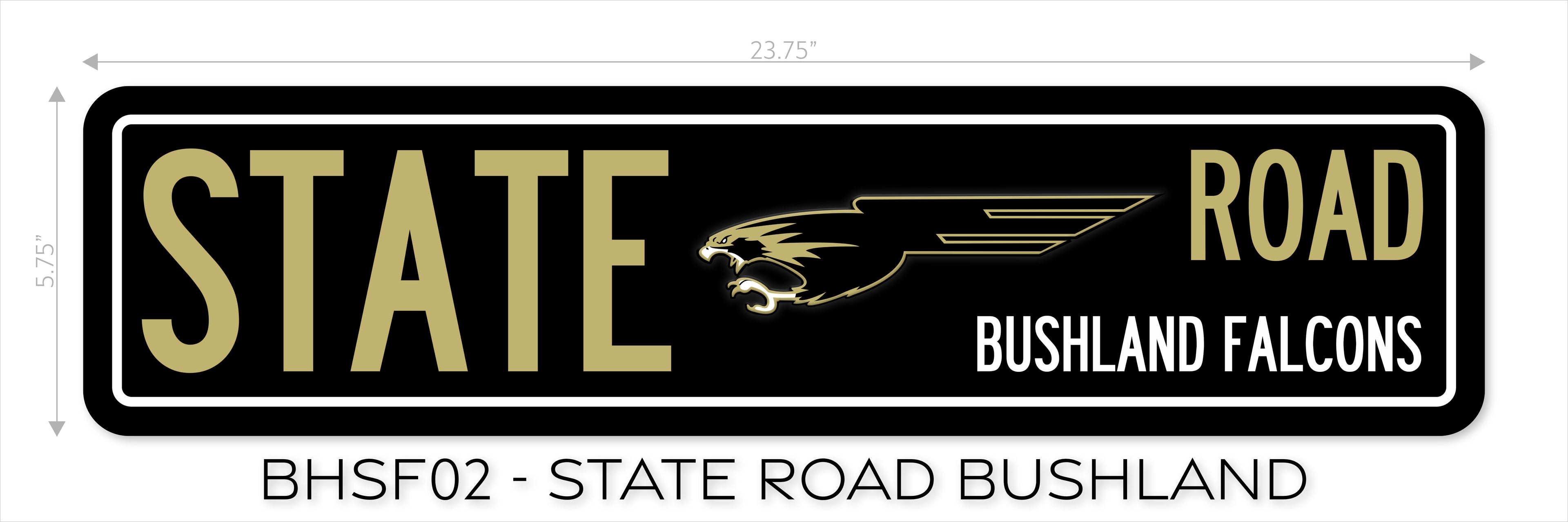 Metal Street Sign - School Spirit