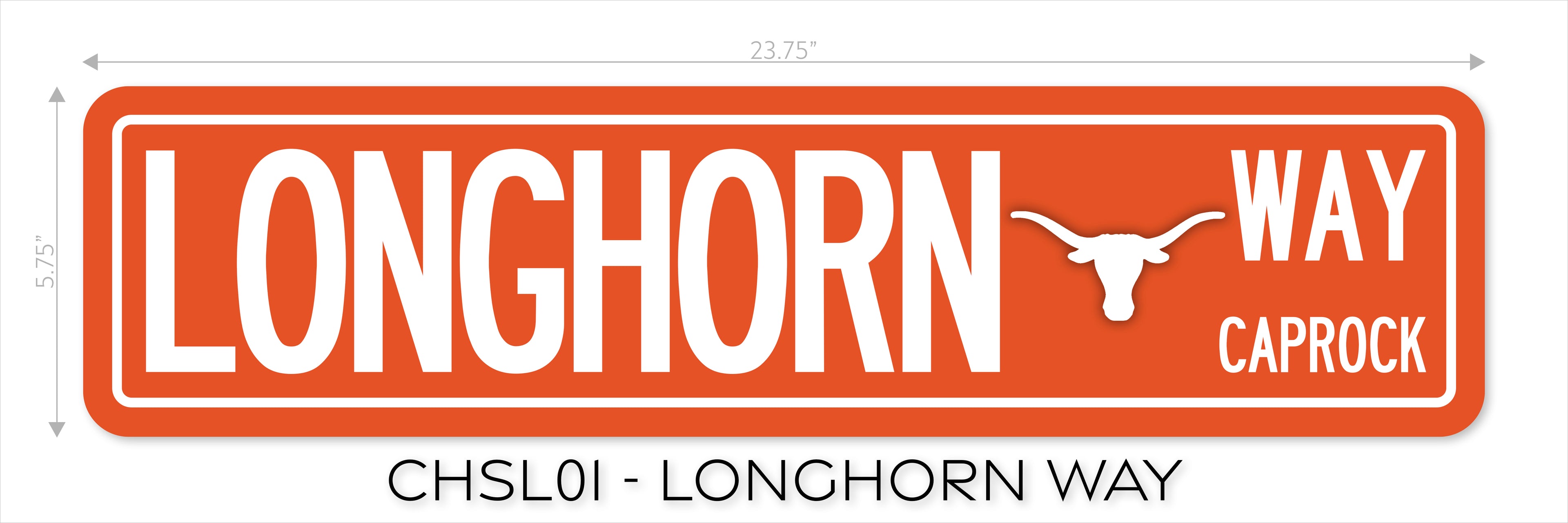 Metal Street Sign - School Spirit