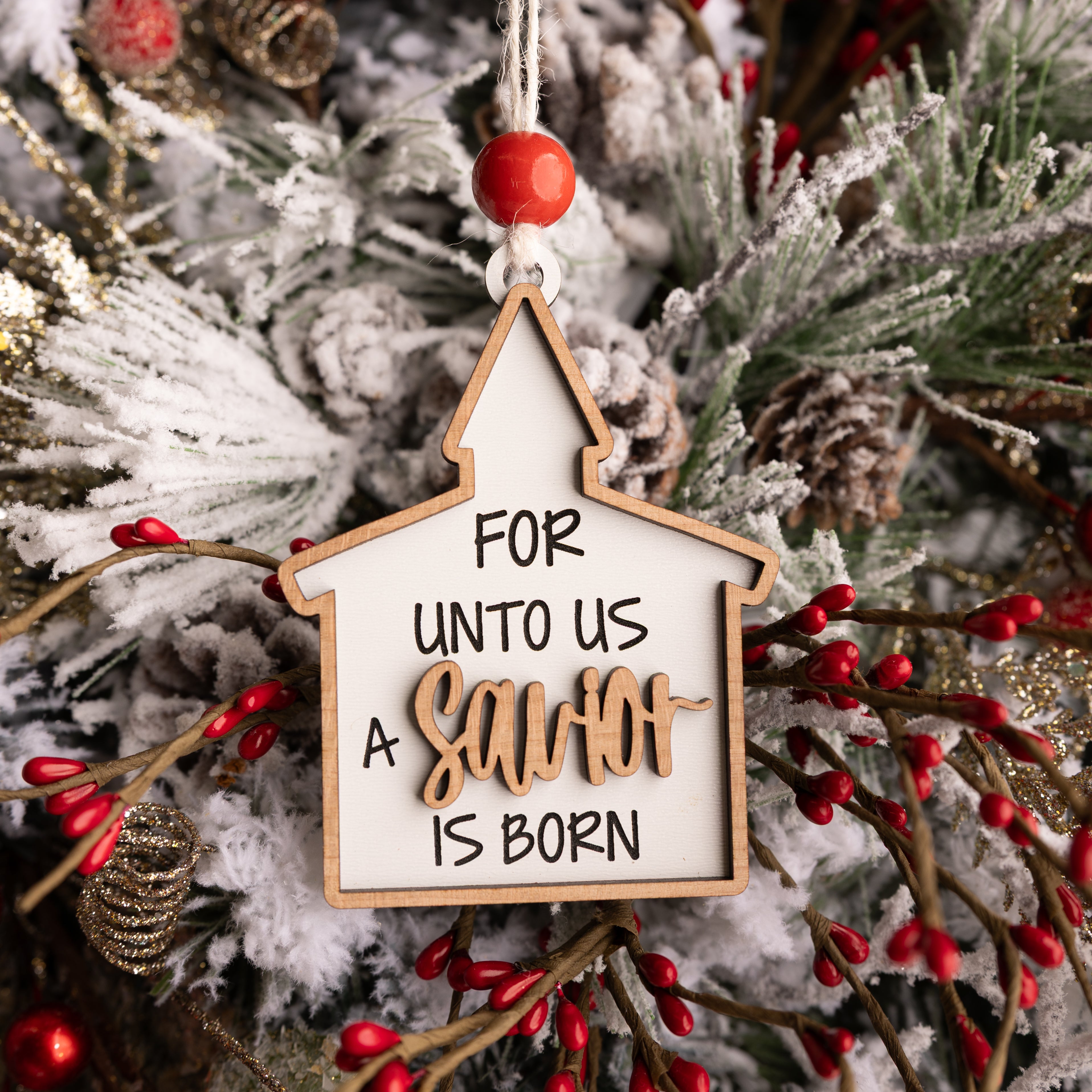 Farmhouse Christmas Ornaments