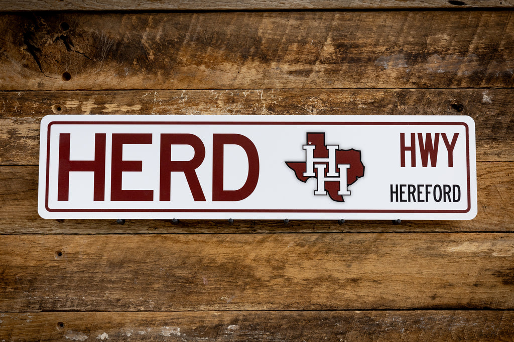 Metal Street Sign - School Spirit