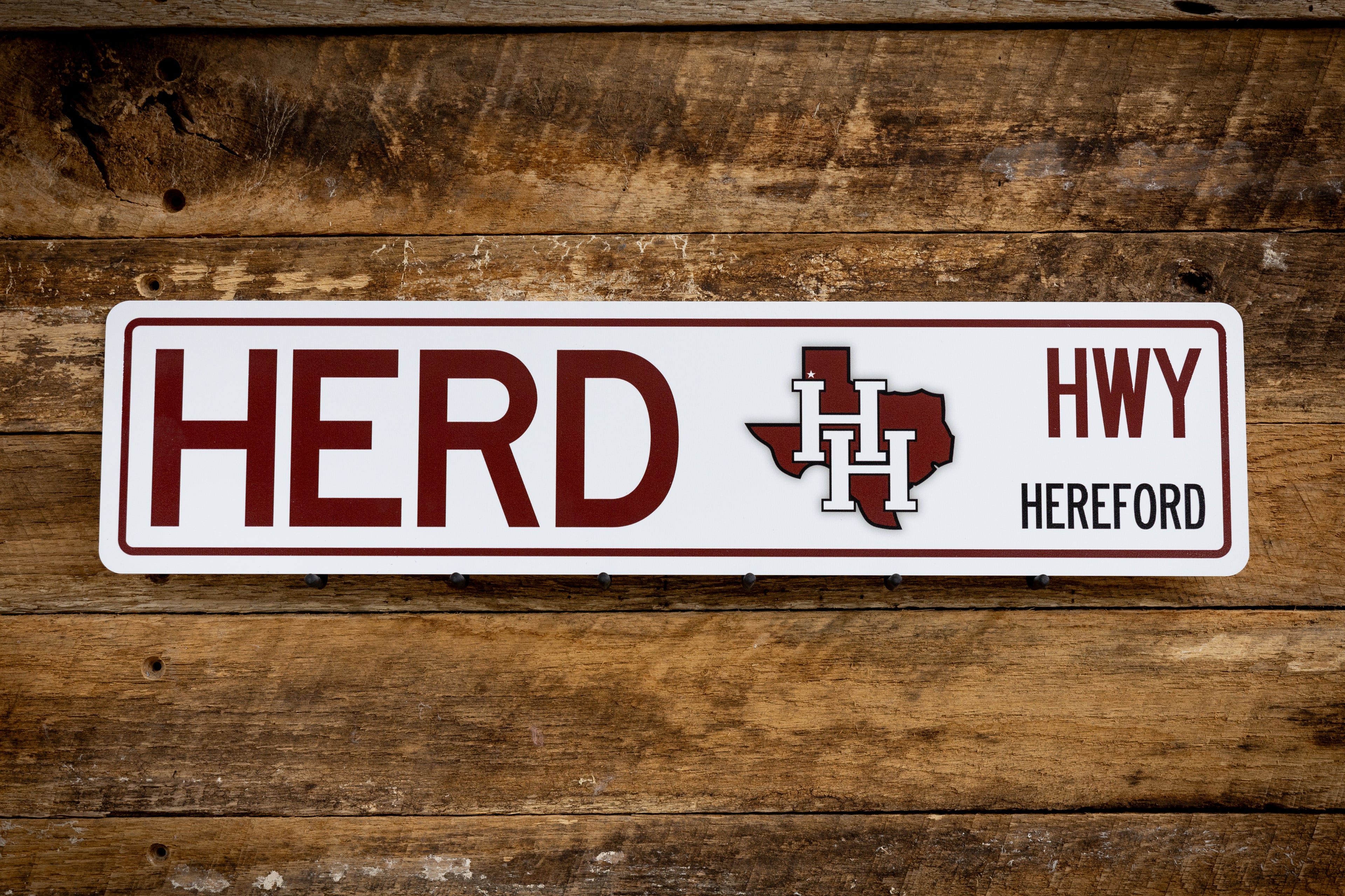 Metal Street Sign - School Spirit