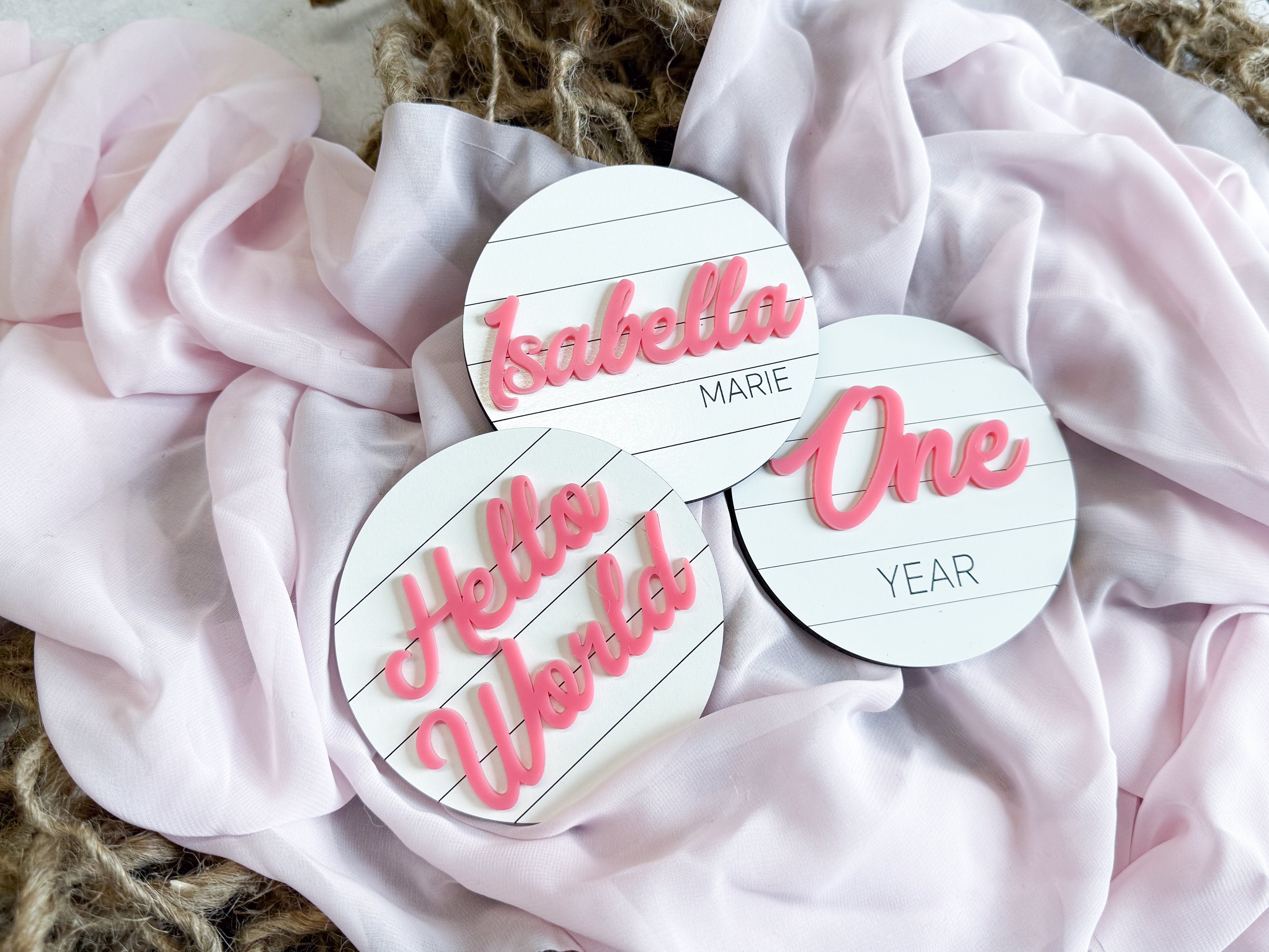 Shiplap Baby Milestone Markers