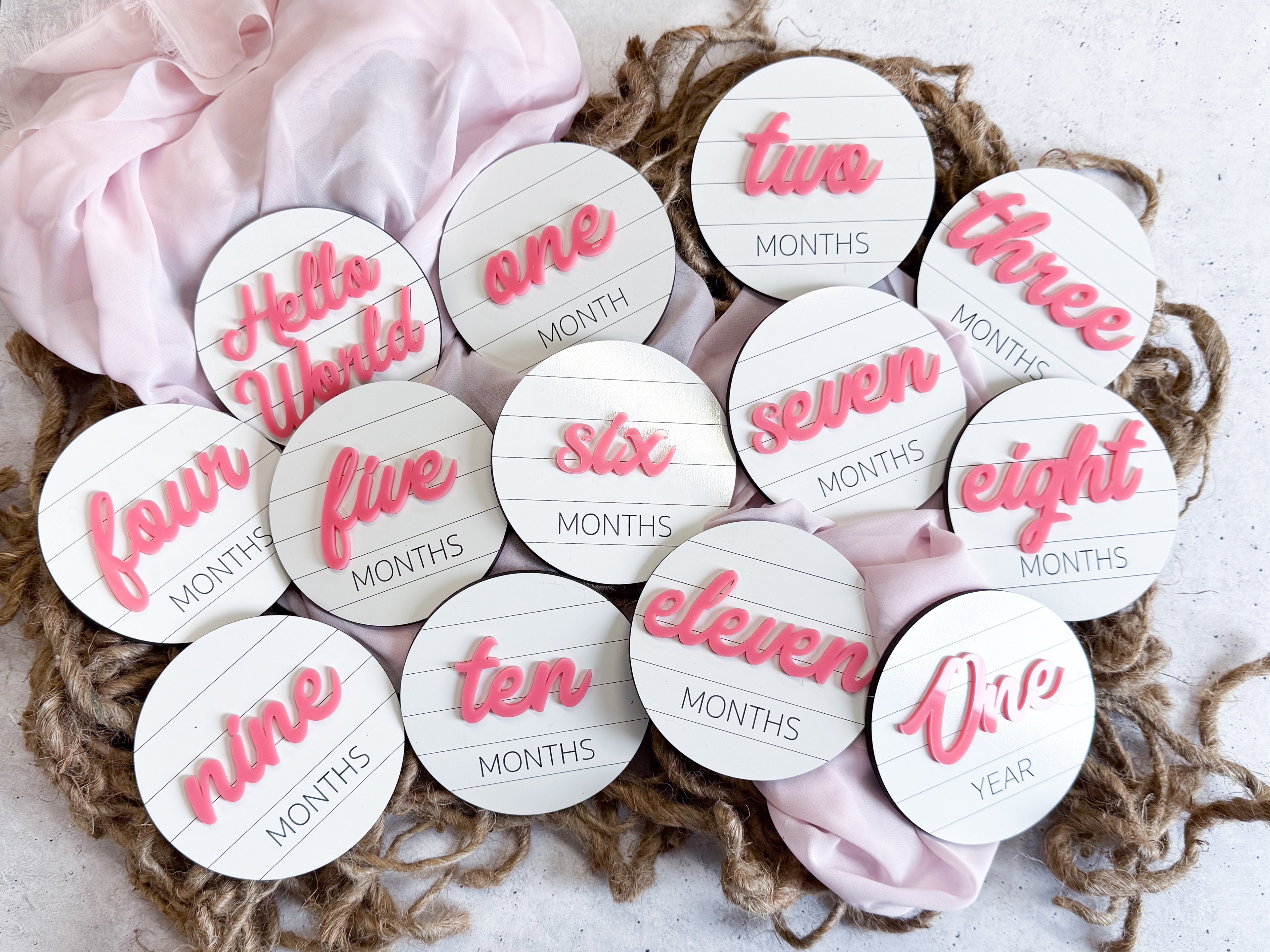 Shiplap Baby Milestone Markers