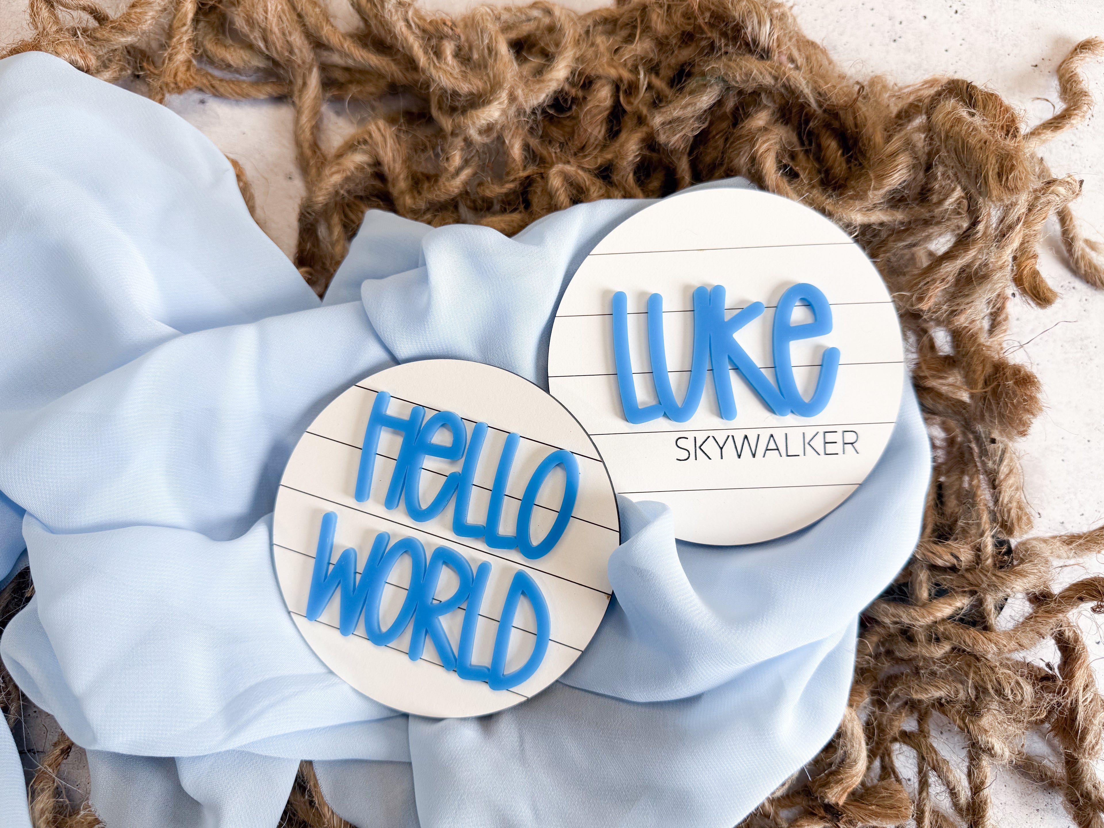 Shiplap Baby Milestone Markers