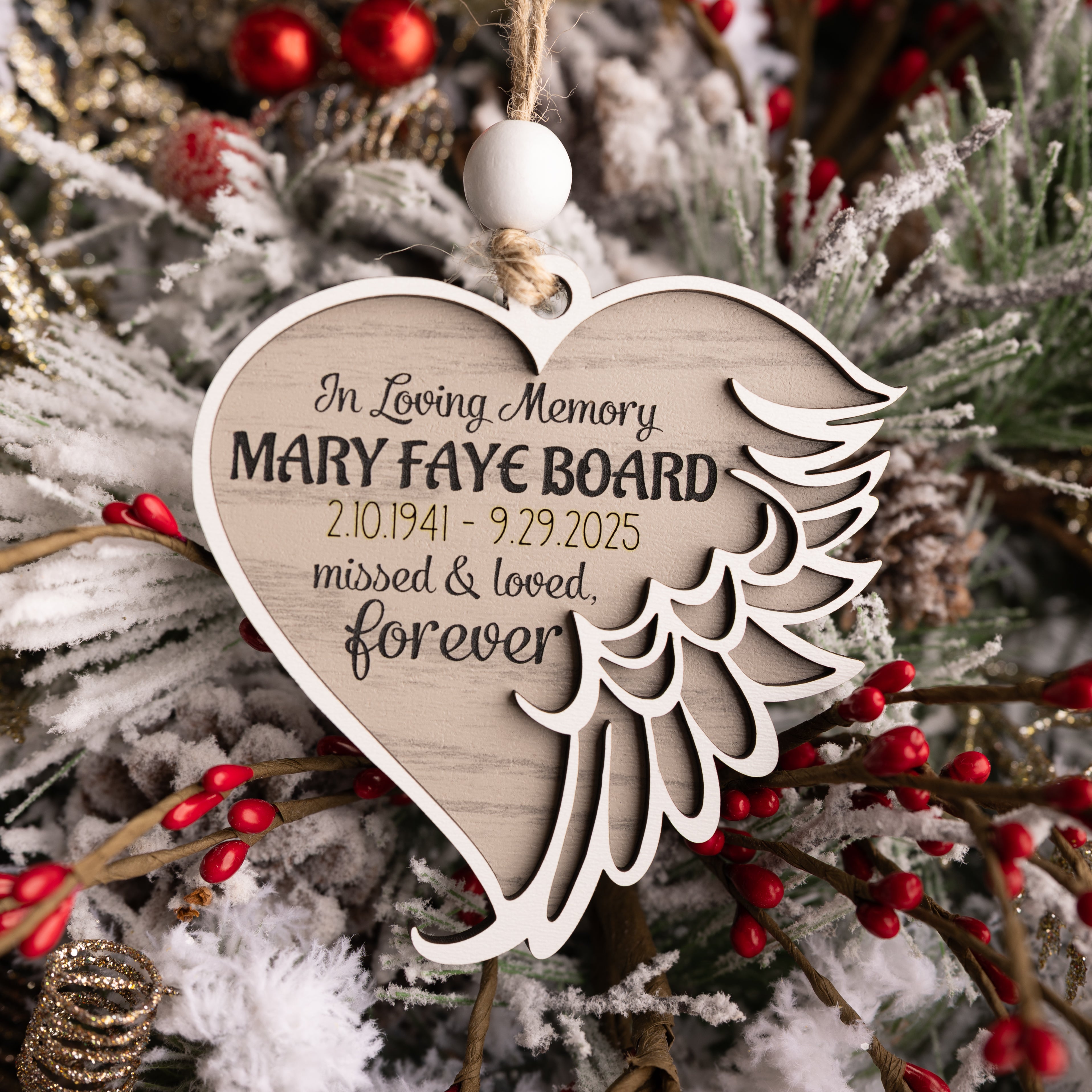 MEMORIAL ORNAMENT - ANGEL