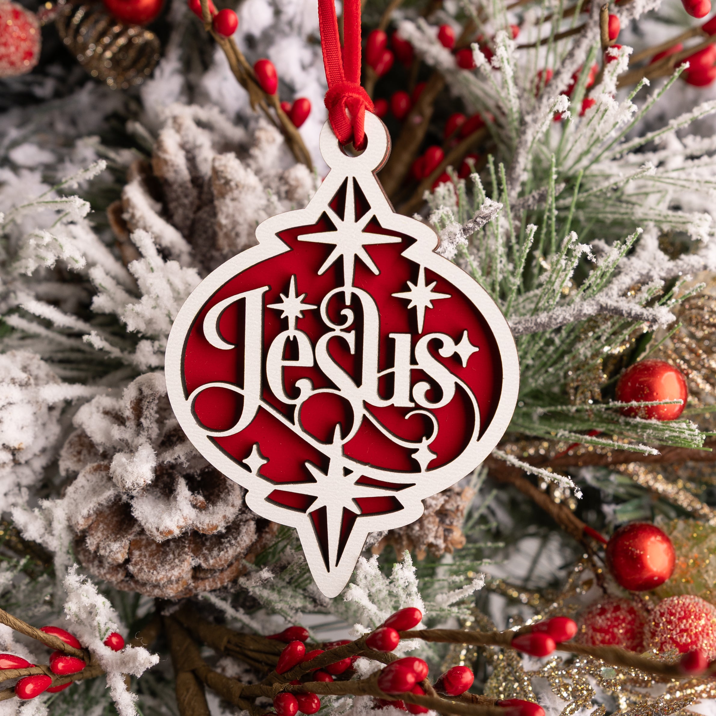 Ornate Christmas Ornament Set