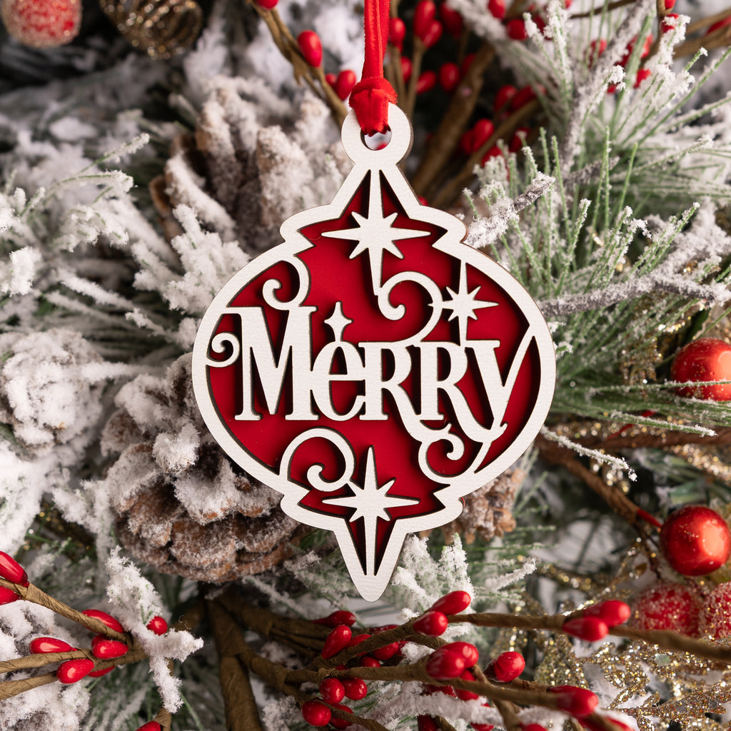 Ornate Christmas Ornament Set