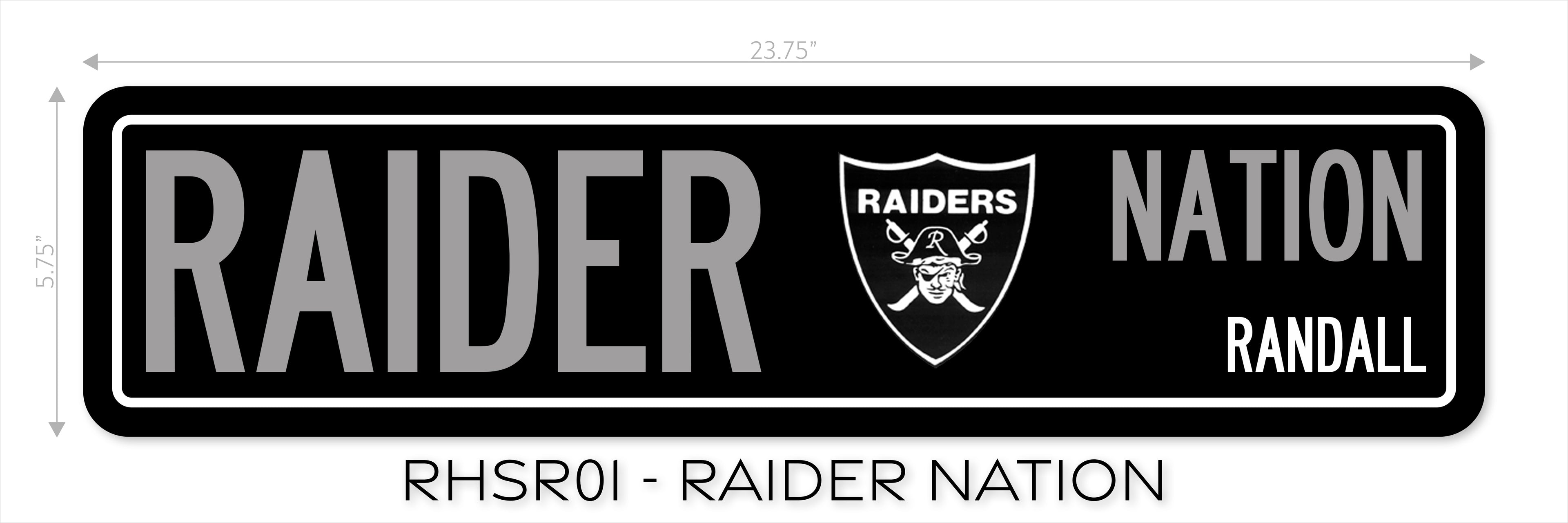 Metal Street Sign - School Spirit