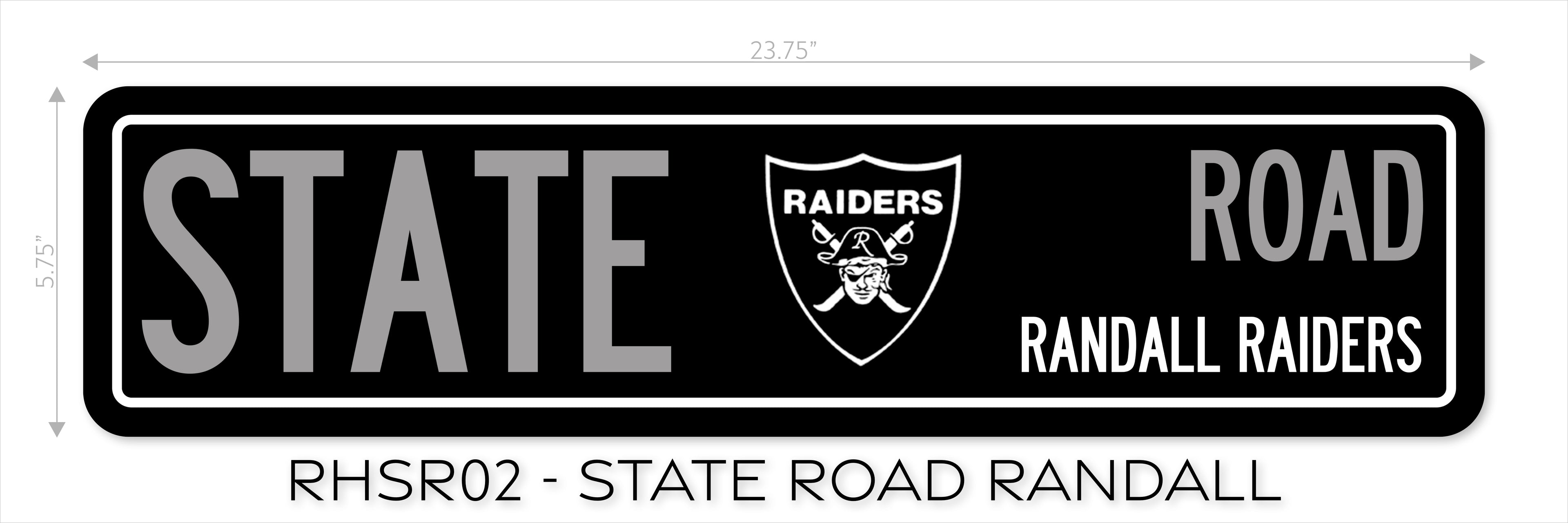 Metal Street Sign - School Spirit