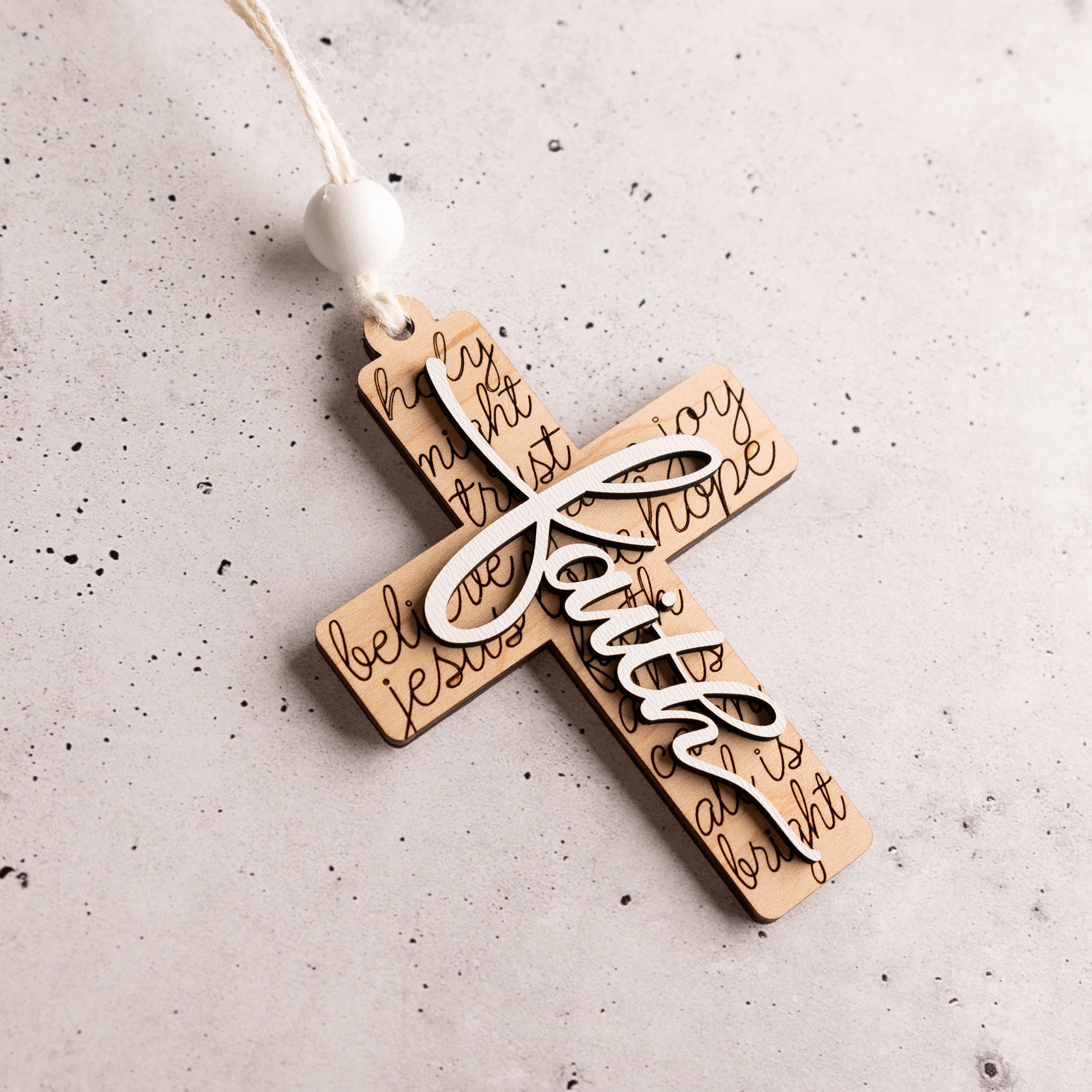 Inspirational Cross Ornaments