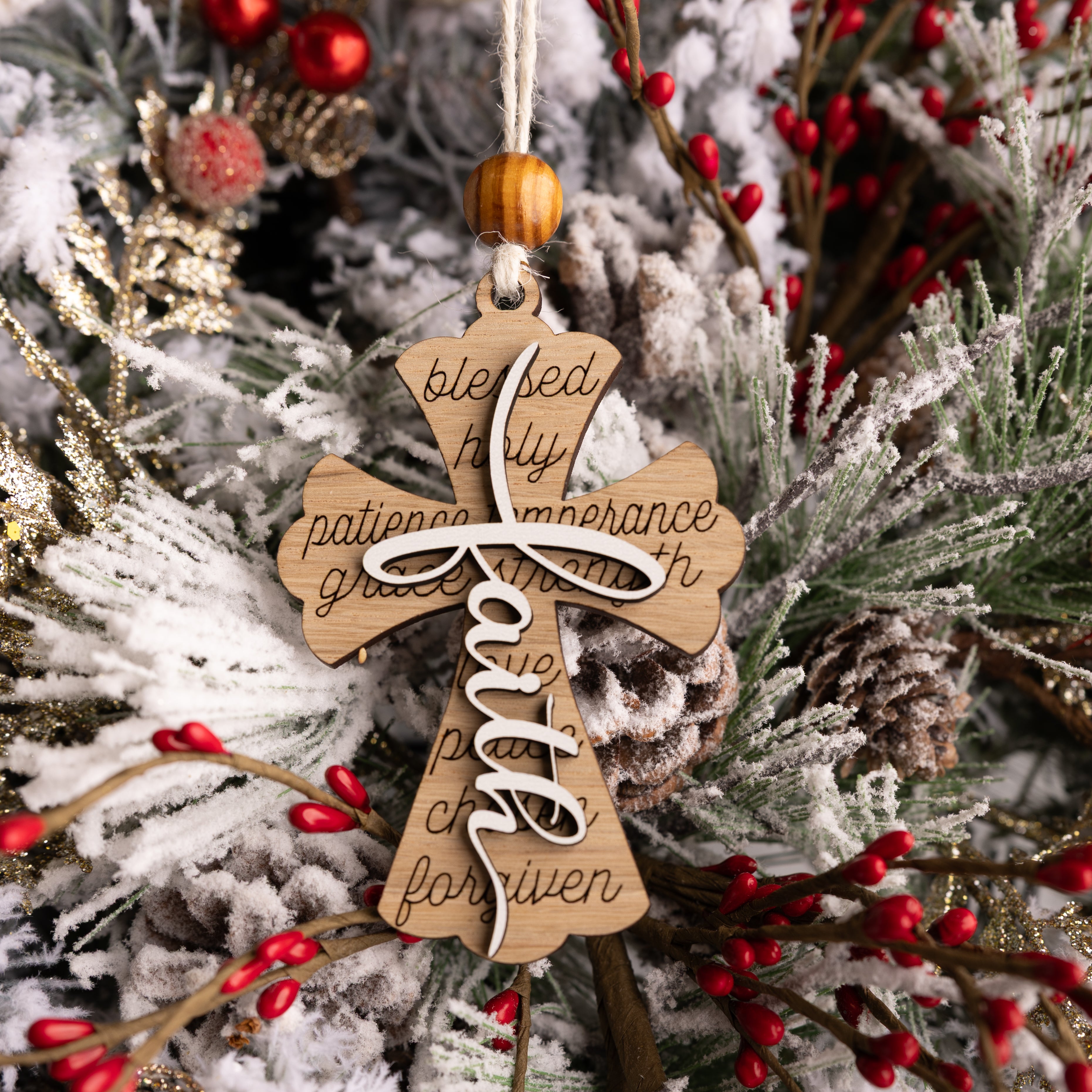 Faithful Cross Ornaments