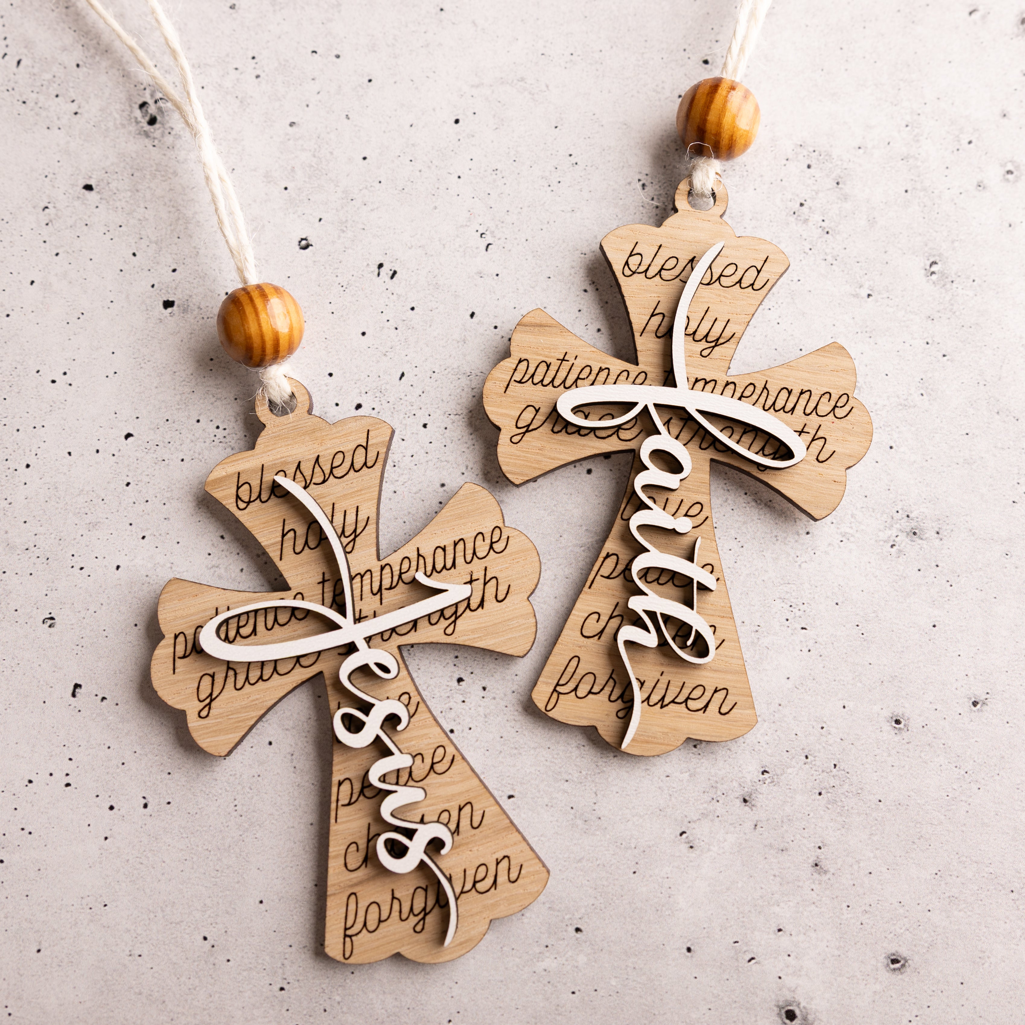 Faithful Cross Ornaments
