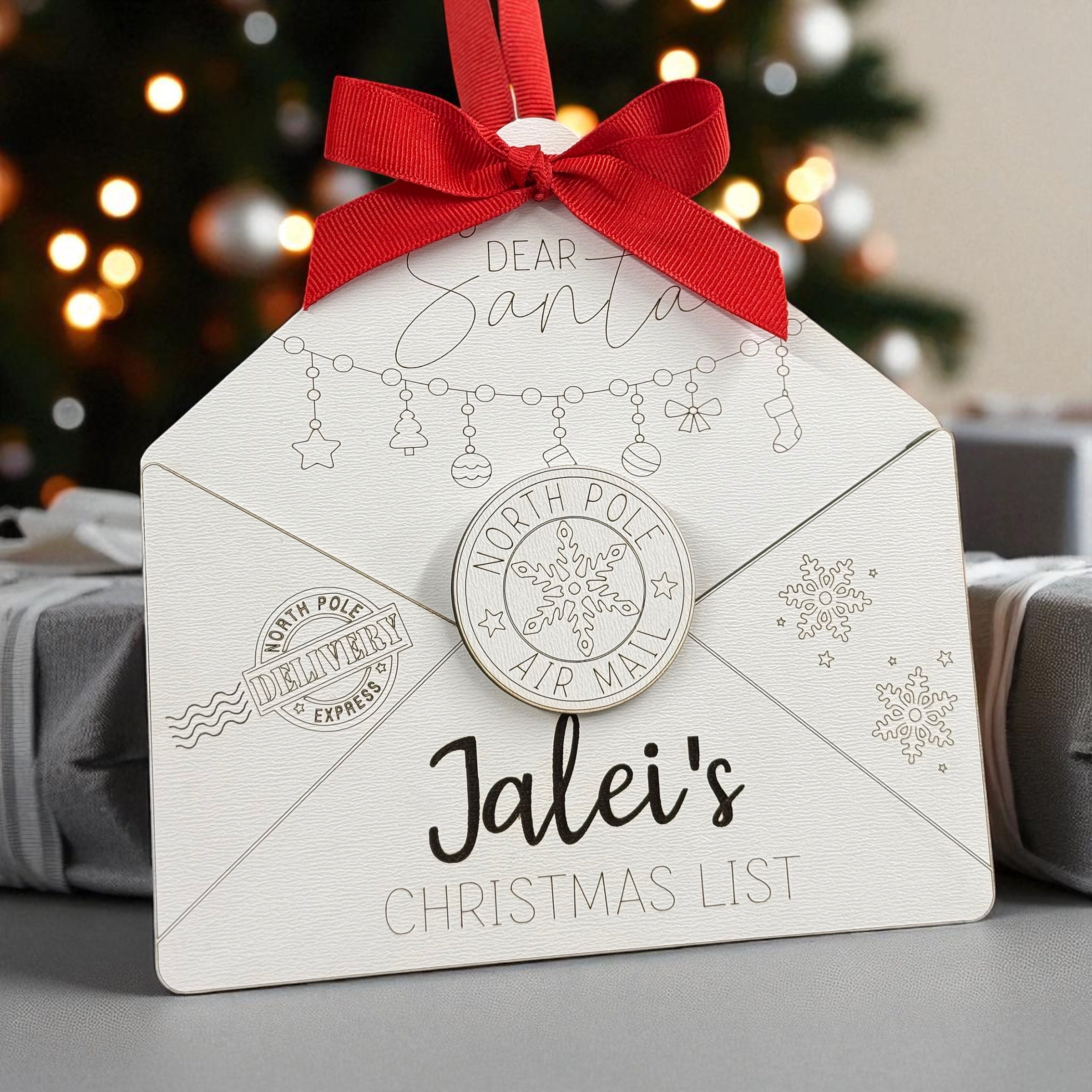 Santa Letter Holder - Personalized