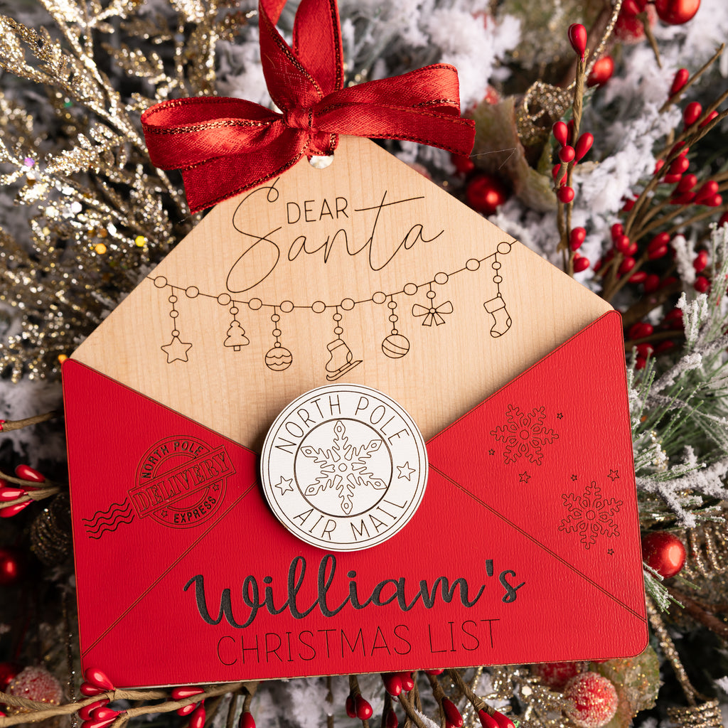 Santa Letter Holder - Personalized