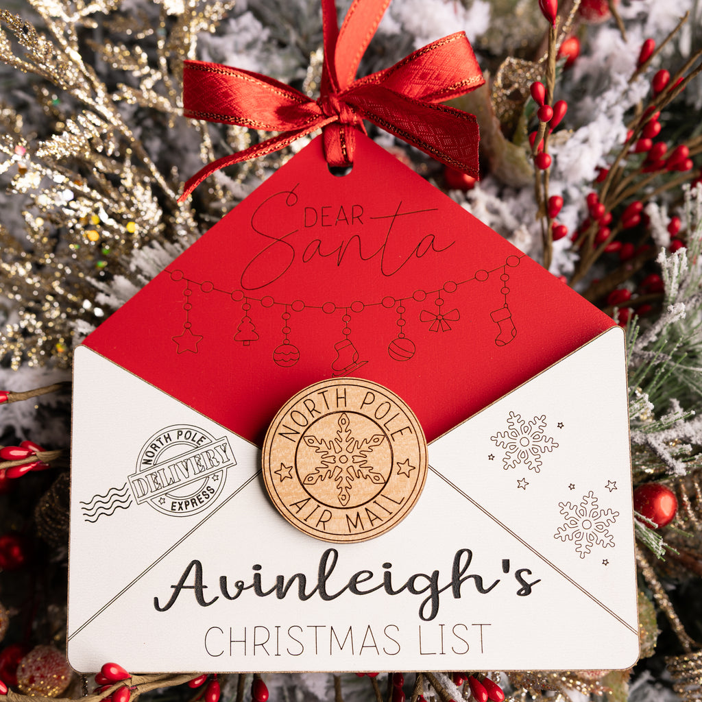 Santa Letter Holder - Personalized