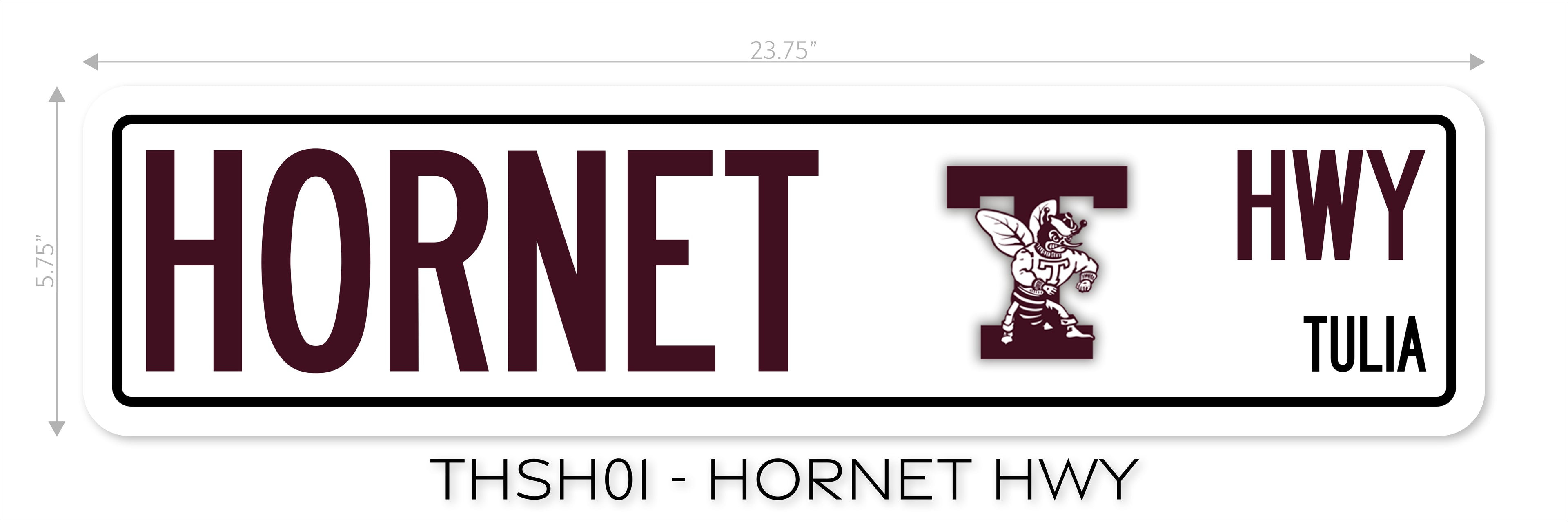 Metal Street Sign - School Spirit