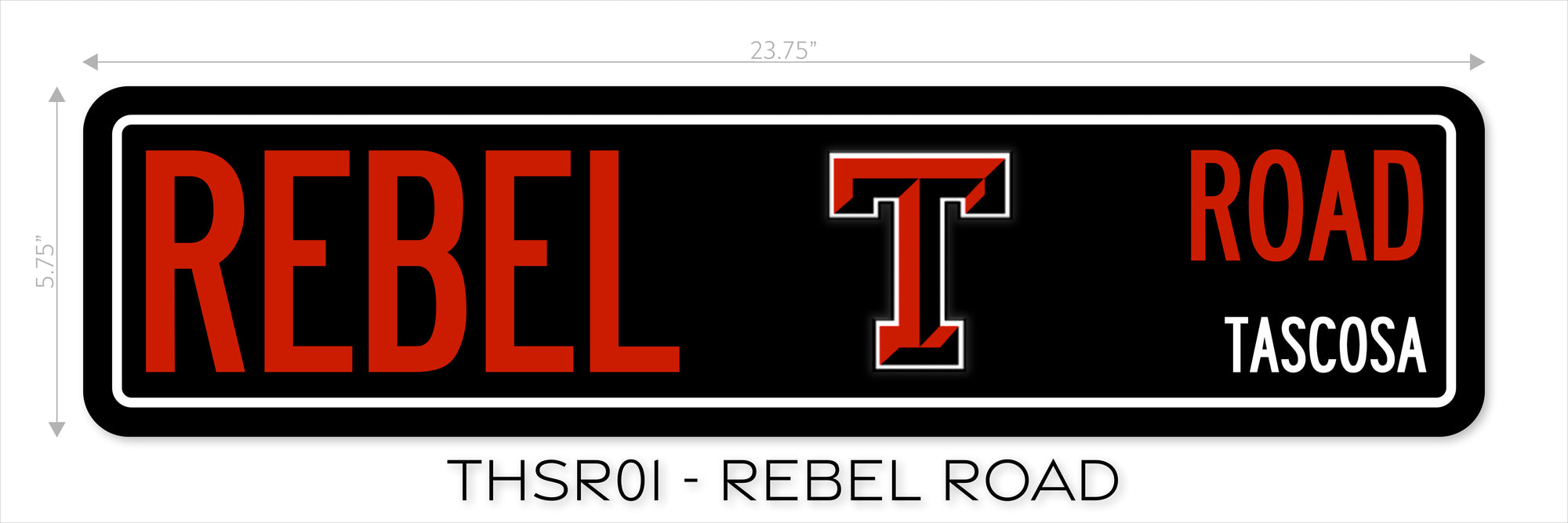Metal Street Sign - School Spirit