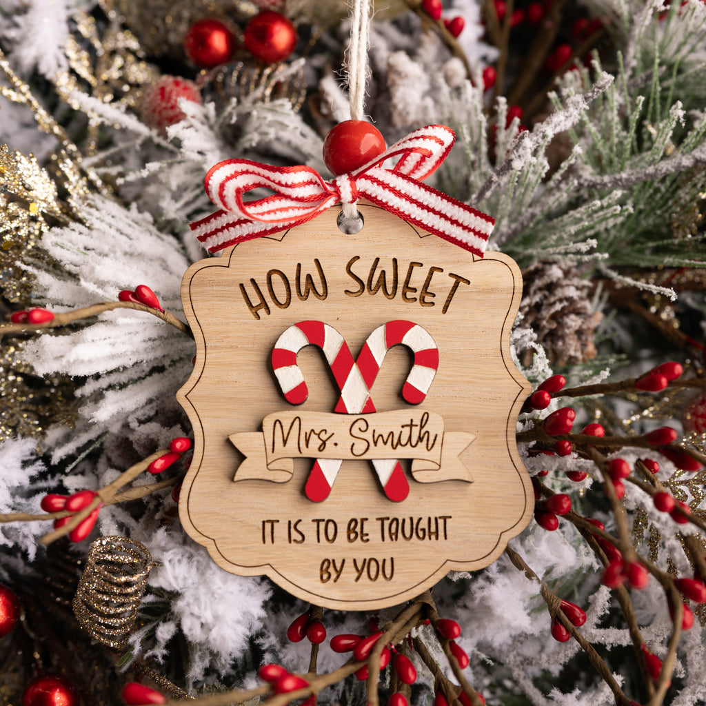 TEACHER GIFT ORNAMENT